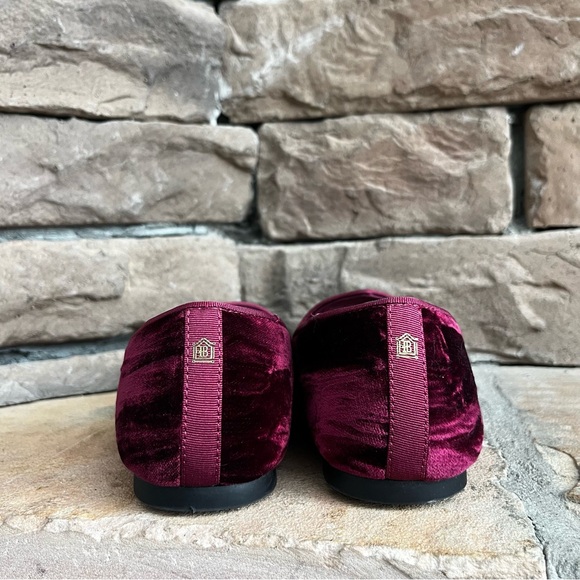 Birdies Heron Crushed Velvet Flat / Wine / SZ 7 - Picture 4 of 8